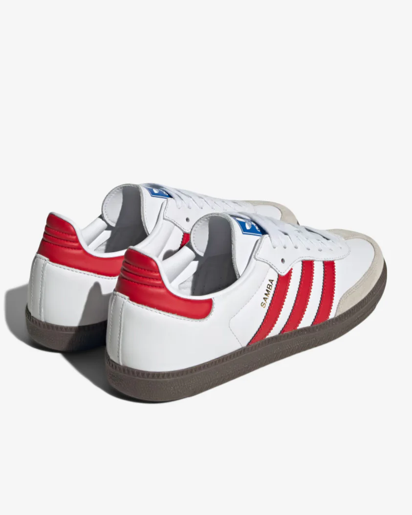 SAMBA OG - WHITE/RED/GUM - Image 3