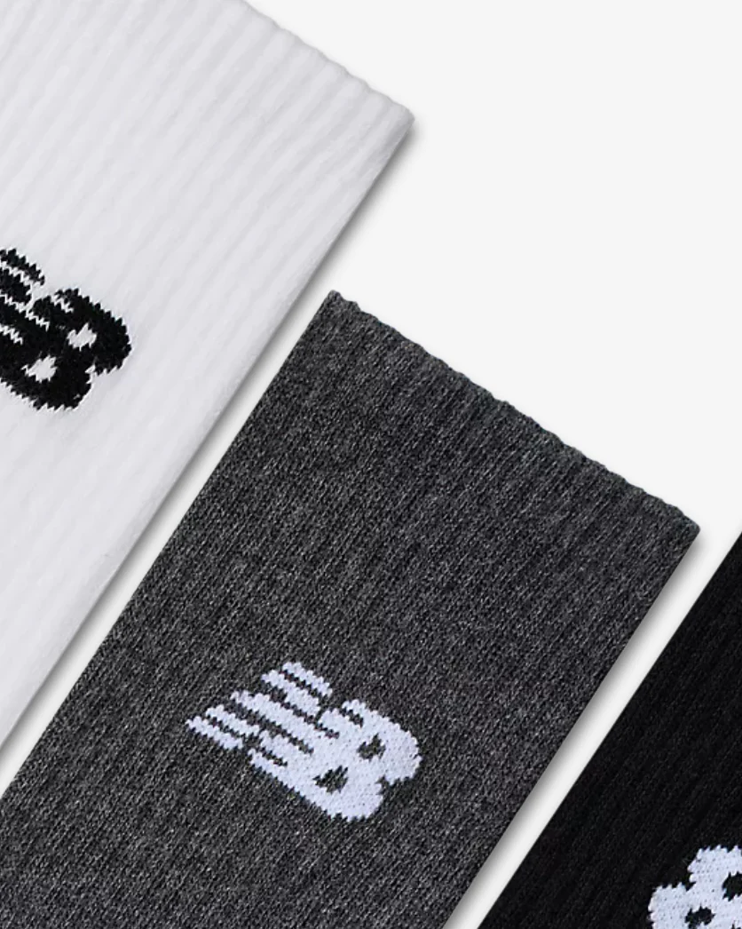 EVERYDAY 3-PACK CREW - WHITE/GREY/BLACK - Image 2
