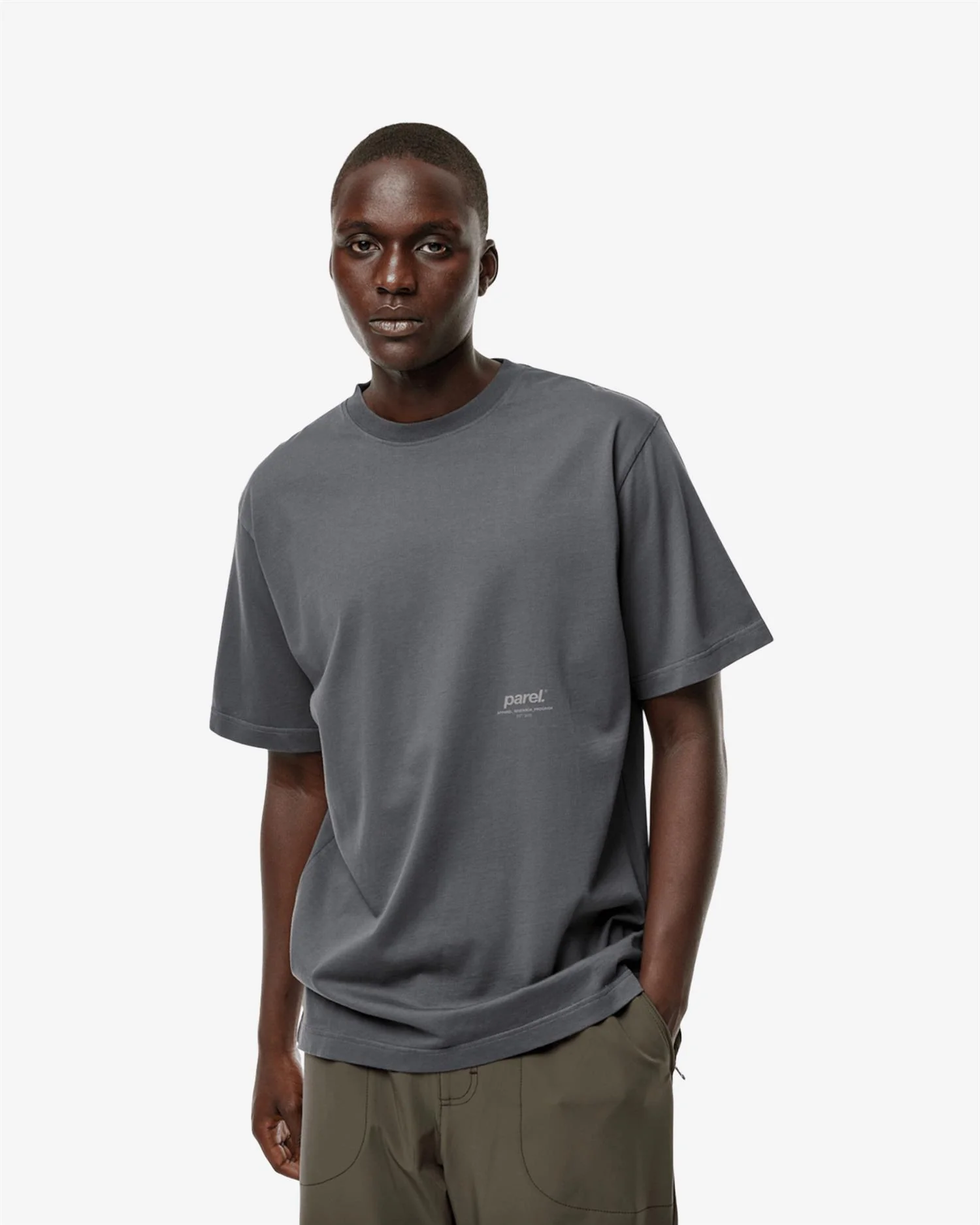 CORE TEE - STONE GREY - Image 4