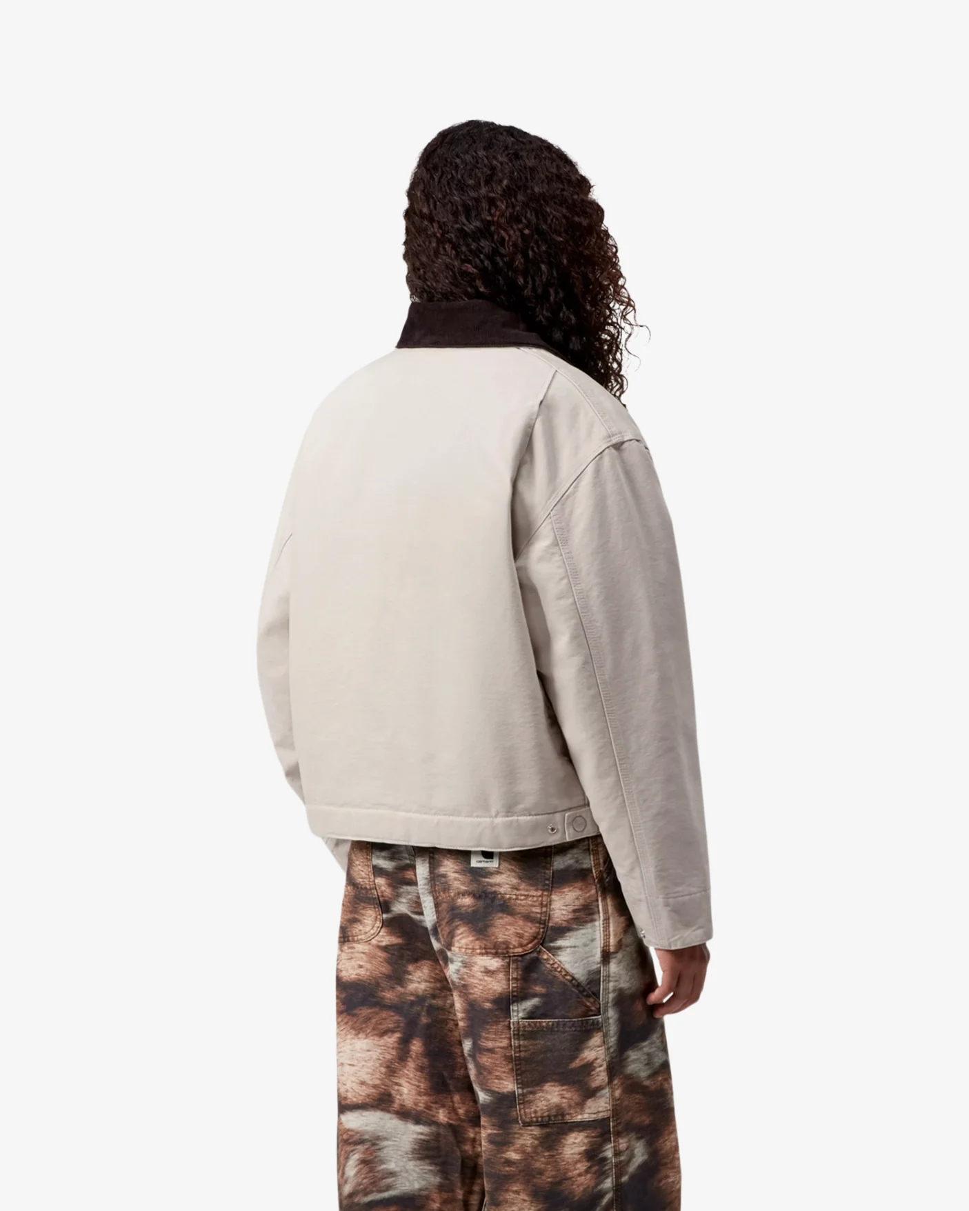 W' OG DETROIT JACKET - FLEUR DE SEL/BLACK - Image 5