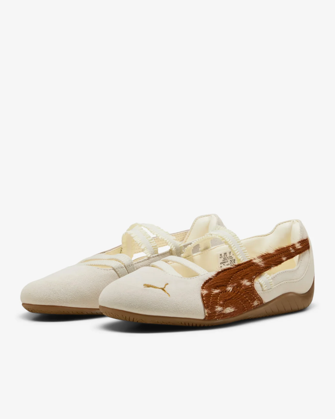 SPEEDCAT BALLET DOELETTE FS - WHITE/CARAMEL - Image 3