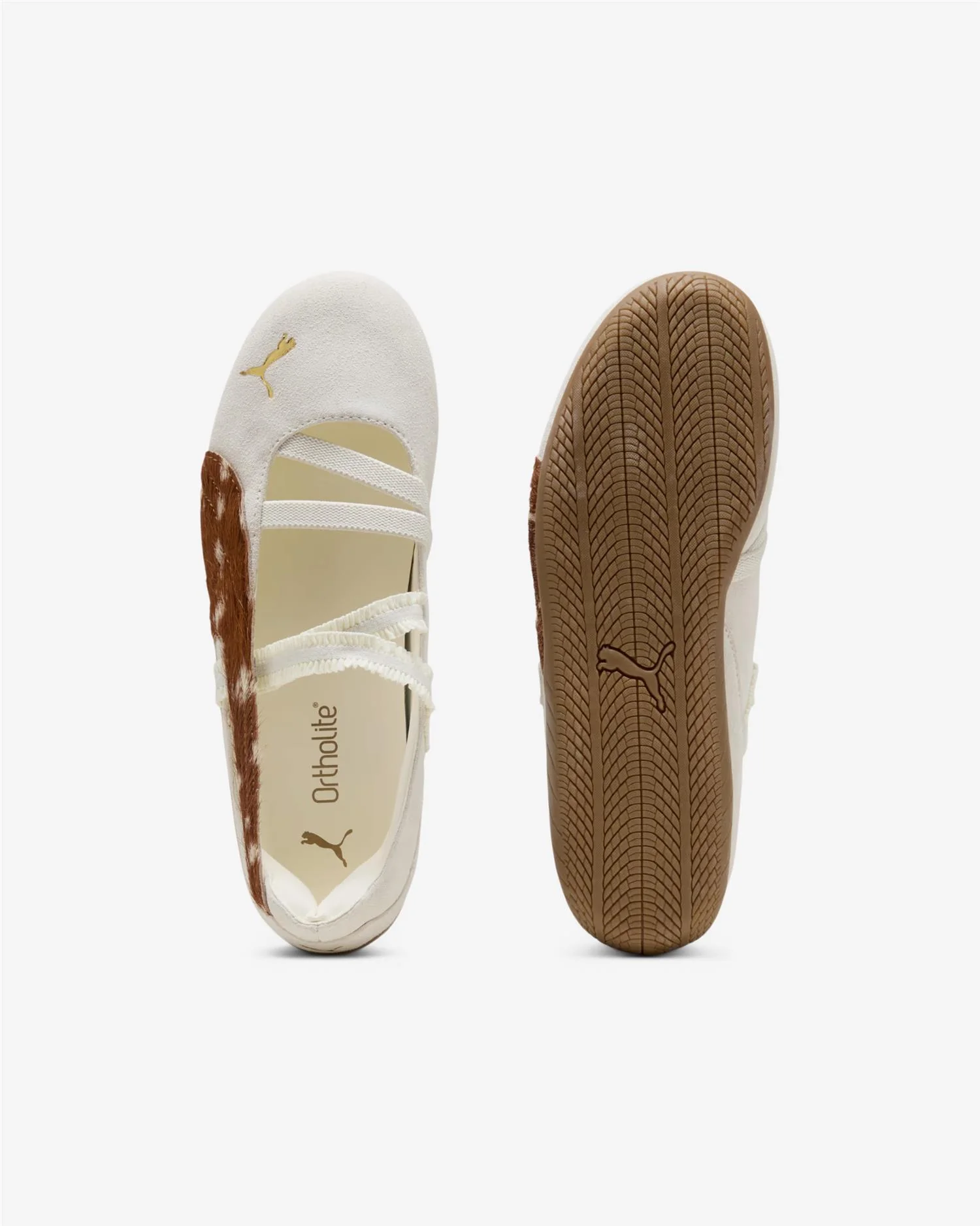 SPEEDCAT BALLET DOELETTE FS - WHITE/CARAMEL - Image 4